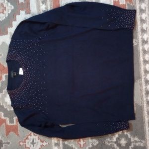 Ann Taylor Factory beaded sweater NWT - L